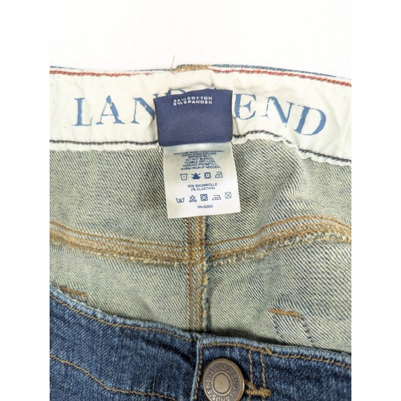 Lands End Women's Jeans Original Fit Classic‎ Waist Boot Leg 16 - Picture 11 of 11
